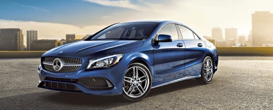 Brevard Music Center 8-05-2018 raffle - Choose a 2018 Mercedes-Benz - left front blue 