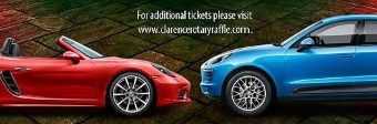 Clarence Rotary Club Foundation 8-02-2018 raffle - 2018 Porsche 718 Boxster, Macan S, or $45,000 Cash - two cars