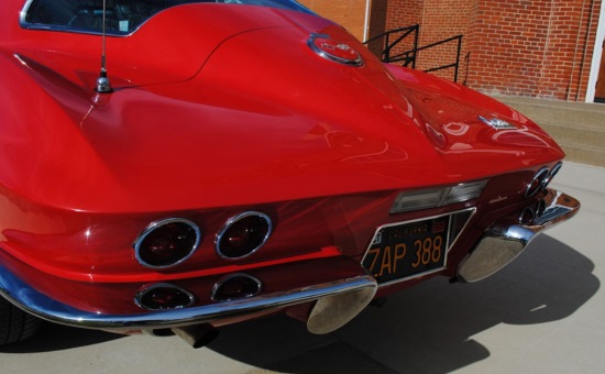 St. Bernard Church 8-18-2018 raffle - 1967 Corvette Coupe - Rear bumper