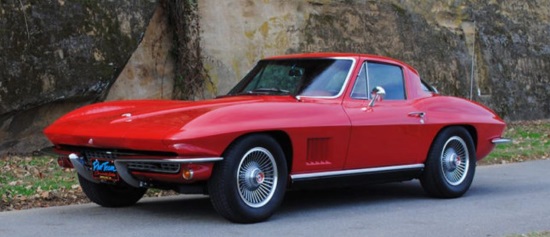 St. Bernard Church 8-18-2018 raffle - 1967 Corvette Coupe - left front 