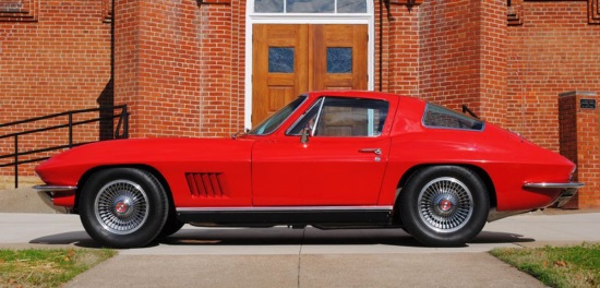 St. Bernard Church 8-18-2018 raffle - 1967 Corvette Coupe - left side.#2 