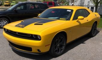 Bakerville Library 9-29-2018 raffle - 2018 Dodge Challenger RT Plus - left front