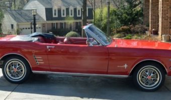 Rotary Club of Bailey’s Crossroads 9-30-2018 raffle - 1966 Ford Mustang Convertible or $20,000 Cash - right side top dn