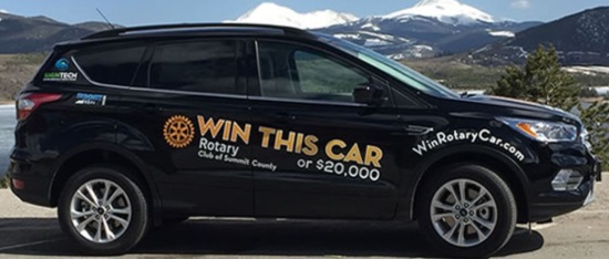 Rotary Club of Summit County 9-08-2018 raffle - 2018 Ford Escape SE 4WD or $20,000 Cash - right side 