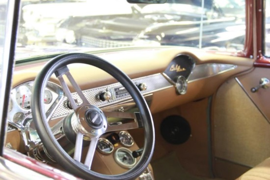 Variety - the Children's Charity 9-14-2018 raffle - 1955 Chevy Bel Air Cruiser - left side - Interior