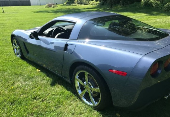 Corvette Enthusiasts Community Foundation 10-11-2018 raffle - 2011 Chevy Corvette Coupe - left rear 