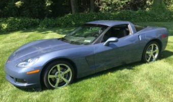 Corvette Enthusiasts Community Foundation 10-11-2018 raffle - 2011 Chevy Corvette Coupe - left side grass