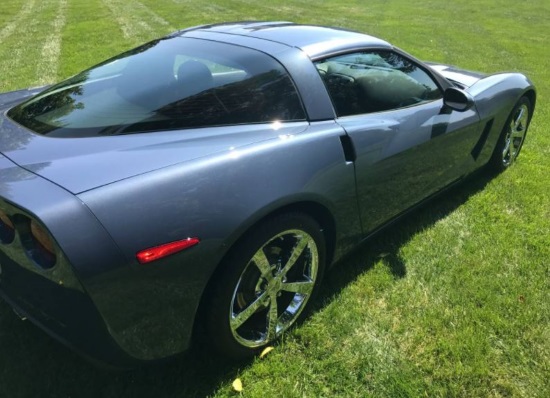 Corvette Enthusiasts Community Foundation 10-11-2018 raffle - 2011 Chevy Corvette Coupe - right rear 