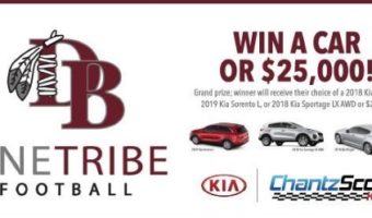 Dobyns-Bennett Quarterback Club 10-26-2018 raffle - Choose a Kia Stinger, Sorento, Sportage or $25,000 Cash - poster #2