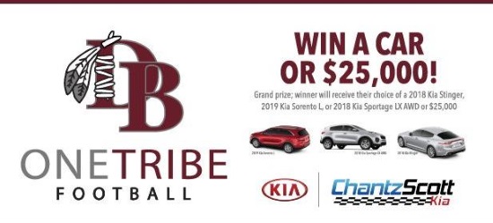 Dobyns-Bennett Quarterback Club 10-26-2018 raffle - Choose a Kia Stinger, Sorento, Sportage or $25,000 Cash - poster #2 