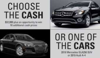 Grand Traverse Area Catholic Schools 10-27-2018 raffle - 2019 Mercedes GLA250 SUV or 2019 Audi A-4 or $32,000 in cash - 2 car