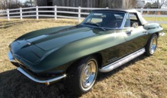 Huntingtown V F D & R S 10-21-2018 raffle - 1967 Corvette Convertible or $25,000 Cash - left front