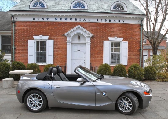 Kent Memorial Library 10-28-2018 raffle - 2003 BMW Z4 Roadster - with library 