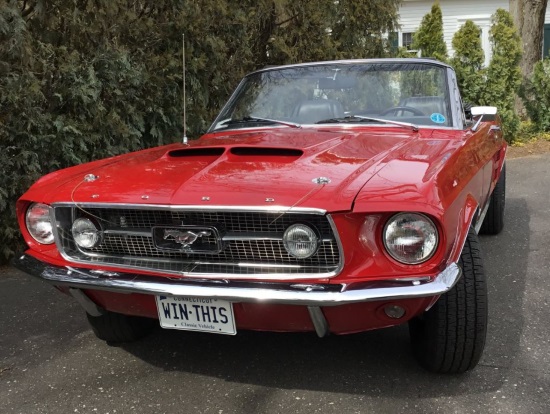 Lions ,Newtown Lions Club - 10-20-2018 raffle - 1967 Mustang GT Convertible - front #2 