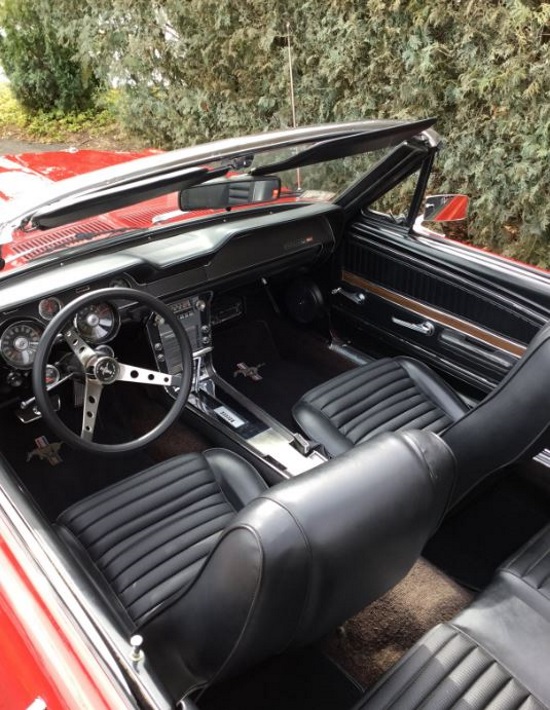 Lions ,Newtown Lions Club - 10-20-2018 raffle - 1967 Mustang GT Convertible - interior #3 