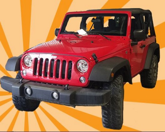 Ouray Chamber Resort Association 10-06-2018 raffle - 2018 Jeep Wrangler - left front 