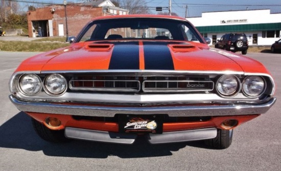 Somernites Cruise, Inc 10-27-2018 raffle - 1971 Dodge Challenger - front. 