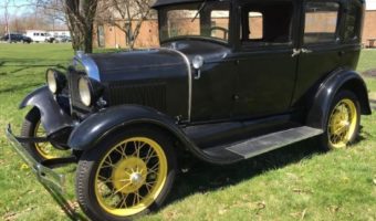 TAC Industries 10-07-2018 raffle - 1929 Model A Deluxe Fordor Town Sedan or $5,000 - left front.#2