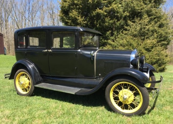 TAC Industries 10-07-2018 raffle - 1929 Model A Deluxe Fordor Town Sedan or $5,000 - right side 