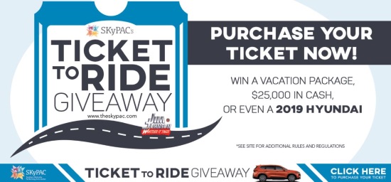 Southern Kentucky Performing Arts Center 11- 16 2018 Drawing - Choose a 2019 Hyundai Santa Fe, Sonata Hybrid or $25,000 Cash - flyer #2 