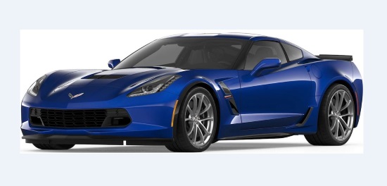 St. John School 11-17-2018 raffle - 2019 Corvette Grand Sport with 460 HP LT1 V-8 - left front 