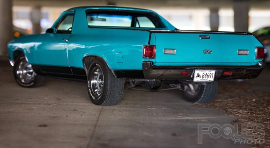 Overshadowed Theatrical Productions 12-01-2018 raffle - 1970 Chevy El Camino - left Rear. 