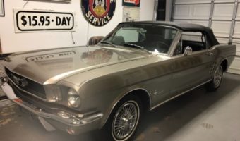 Vintage Automobile Museum of NJ 12-02-2018 raffle - 1966 Ford Mustang Convertible - left front