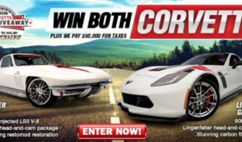 dream Giveaway 12-31-2018 Giveaway - 1965 Corvette Sting Ray, 2018 Corvette Grand Sport and $50,000 towards taxes - 2 car poster