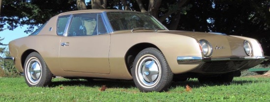 Studebaker Drivers Club 4-06-2019 raffle - 1963 Studebaker Avanti - full right side. 