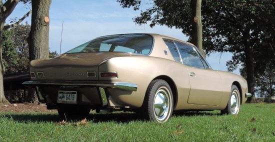 Studebaker Drivers Club 4-06-2019 raffle - 1963 Studebaker Avanti - right rear 