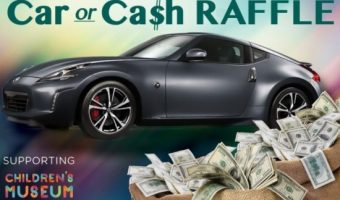 Childrens Museum of New Hampshire 5-21-2019 raffle - 2019 Nissan 370Z coupe or $20,000 cash - left side - cash