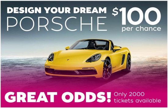 Kentucky Opera, 5-17-2019 raffle - Design Your Dream Porsche or $50,000 Cash - poster 