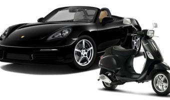 Asheville Symphony 6-21-2019 raffle - 2018 Porsche Boxster or Vespa S-50 plus Federal Taxes PAID - porsche vespa