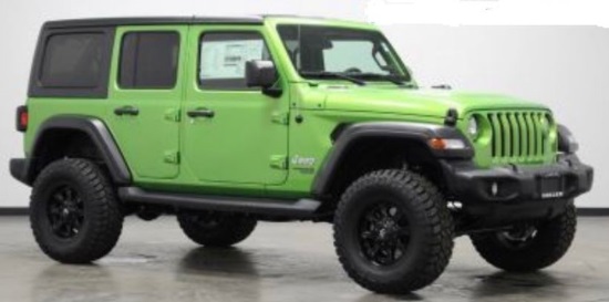 2019 Jeep Wrangler Unlimited or $40,000 Cash