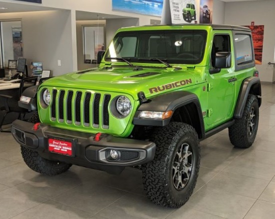 Grand Junction Symphony Orchestra 6-28-2019 raffle - 2019 Jeep Wrangler Rubicon - left front. 