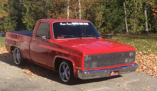 Krusin Klassics 6-01-2019 raffle - 1985 Chevy C-10 Truckrod - right front 