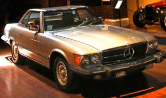 Larz Anderson Auto Museum 6-16-2019 raffle - 1979 MERCEDES BENZ 450SL Convertible - right front