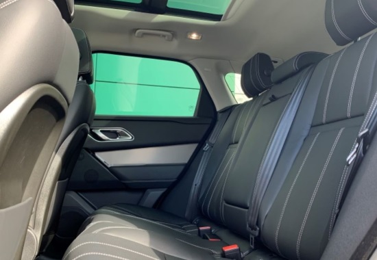 Messner Foundation 6-08-2019 raffle - 2019 Range Rover Velar P250 S - interior rear 