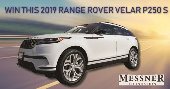 Messner Foundation 6-08-2019 raffle - 2019 Range Rover Velar P250 S - left side with words 