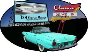 East Syr Minoa 7-21-2019 raffle - 1955 Ford Thunderbird - poster