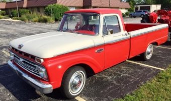 Kane County Farm Bureau Foundation 7-21-2019 raffle - Choose a 1966 Ford F-100, 1956 Massey-Harris Tractor or $3,500 Cash - F-100