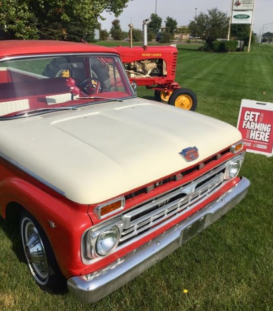 Kane County Farm Bureau Foundation 7-21-2019 raffle - Choose a 1966 Ford F-100, 1956 Massey-Harris Tractor or $3,500 Cash - F-100. front #2 