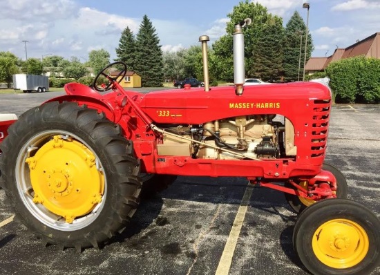 Kane County Farm Bureau Foundation 7-21-2019 raffle - Choose a 1966 Ford F-100, 1956 Massey-Harris Tractor or $3,500 Cash - Massey 