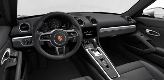 Keeneland Concours d’Elegance 7-20-2019 raffle - 2019 Porsche 718 Boxster - interior 