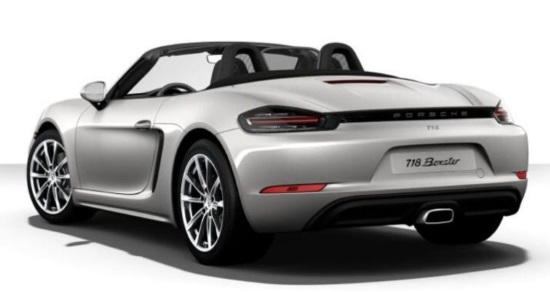 Keeneland Concours d’Elegance 7-20-2019 raffle - 2019 Porsche 718 Boxster -left rear 