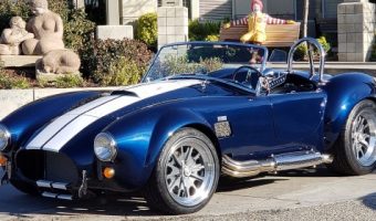 Ronald McDonald House Charities of the Central Valley 7-12-2019 drawing - Backdraft Racing RT3 Cobra Roadster - left side