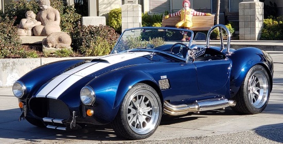 Ronald McDonald House Charities of the Central Valley 7-12-2019 drawing - Backdraft Racing RT3 Cobra Roadster - left side 