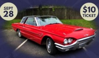 St. Charles Borromeo Academy 9-28-2019 raffle - 1965 Ford Thunderbird -right front