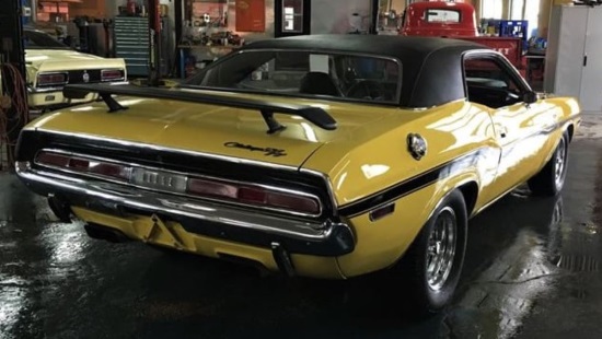 Thunder Bay Museum 7-27-2019 raffle - 1970 Dodge Challenger R T Tribute - rear 