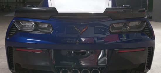 Dale Jr's Foundation 8-31-2019 raffle - Dale Jr's 2019 Chevy Corvette Z06 Coupe 2LZ (Taxes Paid) - rear 